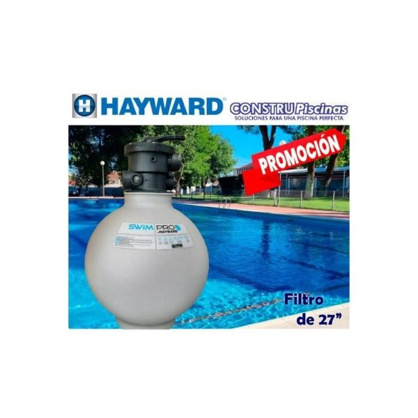 filtro de arena 27" marca hayward